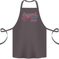 Legend Since 74th Birthday 1949 Cotton Apron 100% Organic Dark Grey