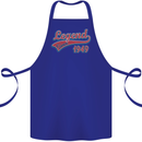Legend Since 74th Birthday 1949 Cotton Apron 100% Organic Royal Blue