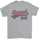 Legend Since 74th Birthday 1949 Mens T-Shirt 100% Cotton Sports Grey
