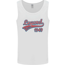 Legend Since 74th Birthday 1949 Mens Vest Tank Top White