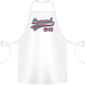 Legend Since 75th Birthday 1948 Cotton Apron 100% Organic White