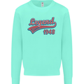 Legend Since 75th Birthday 1948 Mens Sweatshirt Jumper Peppermint