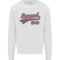 Legend Since 75th Birthday 1948 Mens Sweatshirt Jumper White