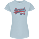 Legend Since 75th Birthday 1948 Womens Petite Cut T-Shirt Light Blue
