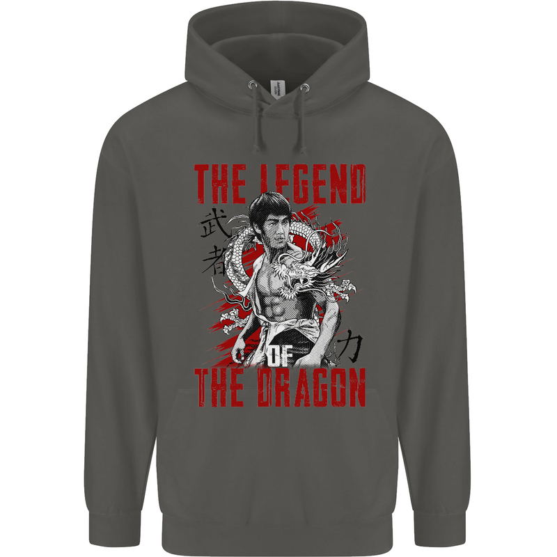 Legend of the Dragon MMA Martial Arts Movie Childrens Kids Hoodie Storm Grey