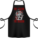 Legend of the Dragon MMA Martial Arts Movie Cotton Apron 100% Organic Black