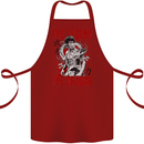 Legend of the Dragon MMA Martial Arts Movie Cotton Apron 100% Organic Maroon