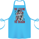 Legend of the Dragon MMA Martial Arts Movie Cotton Apron 100% Organic Turquoise