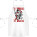 Legend of the Dragon MMA Martial Arts Movie Cotton Apron 100% Organic White