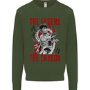 Legend of the Dragon MMA Martial Arts Movie Kids Sweatshirt Jumper Forest Green