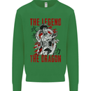 Legend of the Dragon MMA Martial Arts Movie Kids Sweatshirt Jumper Irish Green