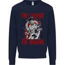 Legend of the Dragon MMA Martial Arts Movie Kids Sweatshirt Jumper Navy Blue