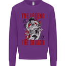 Legend of the Dragon MMA Martial Arts Movie Kids Sweatshirt Jumper Purple