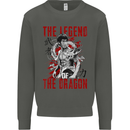 Legend of the Dragon MMA Martial Arts Movie Kids Sweatshirt Jumper Storm Grey