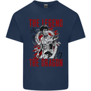 Legend of the Dragon MMA Martial Arts Movie Kids T-Shirt Childrens Navy Blue