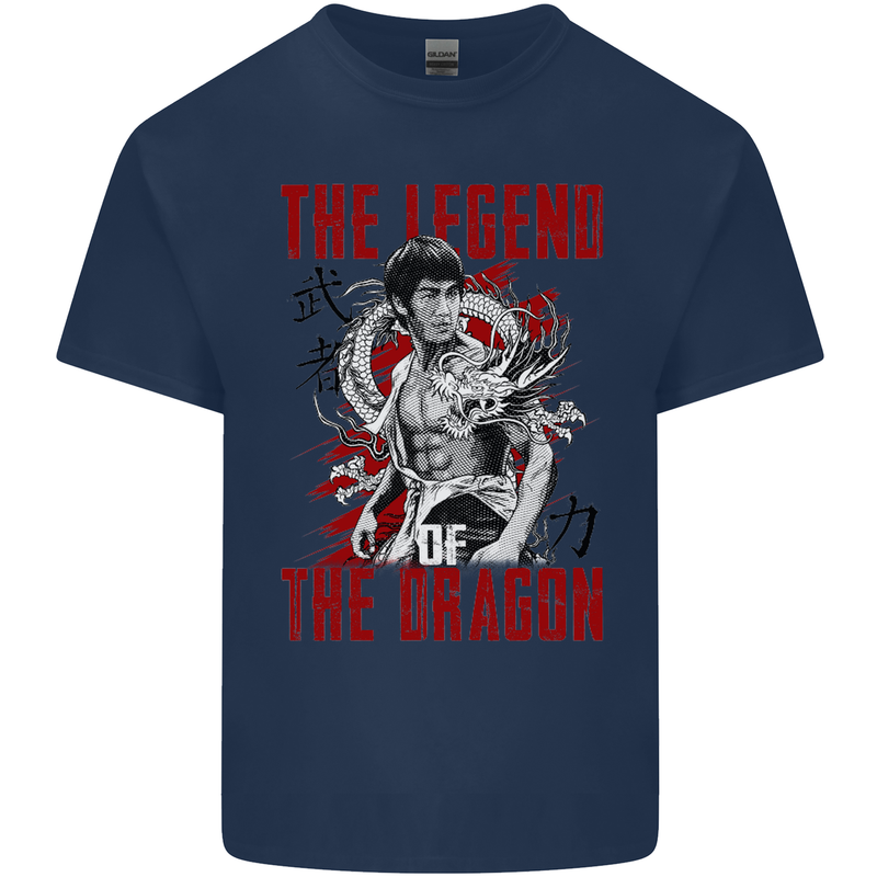 Legend of the Dragon MMA Martial Arts Movie Kids T-Shirt Childrens Navy Blue