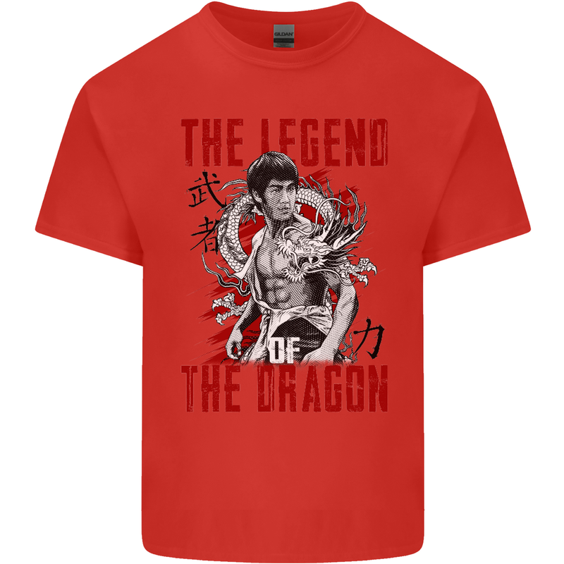 Legend of the Dragon MMA Martial Arts Movie Kids T-Shirt Childrens Red