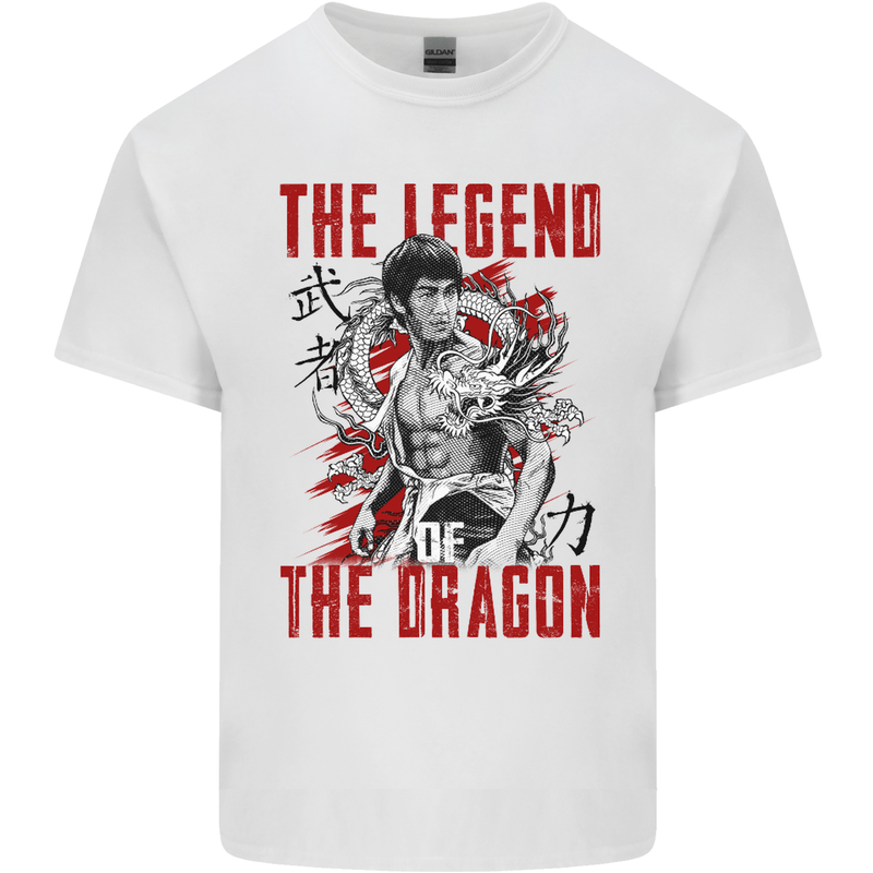 Legend of the Dragon MMA Martial Arts Movie Kids T-Shirt Childrens White