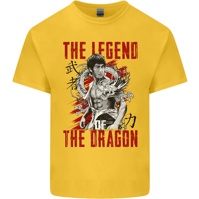 Legend of the Dragon MMA Martial Arts Movie Kids T-Shirt Childrens Yellow