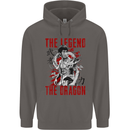 Legend of the Dragon MMA Martial Arts Movie Mens 80% Cotton Hoodie Charcoal