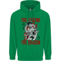 Legend of the Dragon MMA Martial Arts Movie Mens 80% Cotton Hoodie Irish Green