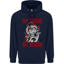 Legend of the Dragon MMA Martial Arts Movie Mens 80% Cotton Hoodie Navy Blue