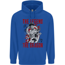 Legend of the Dragon MMA Martial Arts Movie Mens 80% Cotton Hoodie Royal Blue