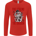Legend of the Dragon MMA Martial Arts Movie Mens Long Sleeve T-Shirt Red