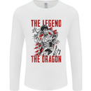 Legend of the Dragon MMA Martial Arts Movie Mens Long Sleeve T-Shirt White