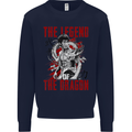 Legend of the Dragon MMA Martial Arts Movie Mens Sweatshirt Jumper Navy Blue