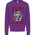 Legend of the Dragon MMA Martial Arts Movie Mens Sweatshirt Jumper Purple