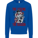 Legend of the Dragon MMA Martial Arts Movie Mens Sweatshirt Jumper Royal Blue