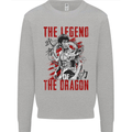 Legend of the Dragon MMA Martial Arts Movie Mens Sweatshirt Jumper Sports Grey