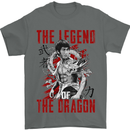 Legend of the Dragon MMA Martial Arts Movie Mens T-Shirt Cotton Gildan Charcoal