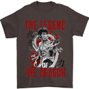 Legend of the Dragon MMA Martial Arts Movie Mens T-Shirt Cotton Gildan Dark Chocolate
