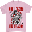 Legend of the Dragon MMA Martial Arts Movie Mens T-Shirt Cotton Gildan Light Pink