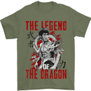 Legend of the Dragon MMA Martial Arts Movie Mens T-Shirt Cotton Gildan Military Green
