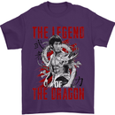 Legend of the Dragon MMA Martial Arts Movie Mens T-Shirt Cotton Gildan Purple