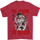 Legend of the Dragon MMA Martial Arts Movie Mens T-Shirt Cotton Gildan Red