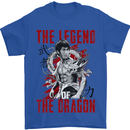 Legend of the Dragon MMA Martial Arts Movie Mens T-Shirt Cotton Gildan Royal Blue