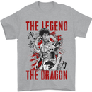 Legend of the Dragon MMA Martial Arts Movie Mens T-Shirt Cotton Gildan Sports Grey