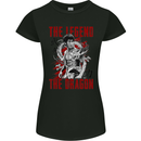 Legend of the Dragon MMA Martial Arts Movie Womens Petite Cut T-Shirt Black