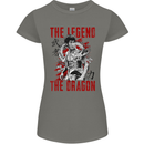 Legend of the Dragon MMA Martial Arts Movie Womens Petite Cut T-Shirt Charcoal