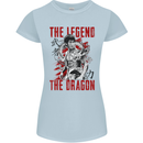 Legend of the Dragon MMA Martial Arts Movie Womens Petite Cut T-Shirt Light Blue