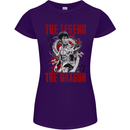 Legend of the Dragon MMA Martial Arts Movie Womens Petite Cut T-Shirt Purple