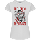 Legend of the Dragon MMA Martial Arts Movie Womens Petite Cut T-Shirt White