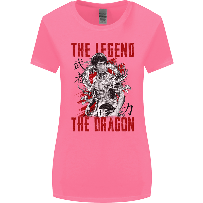 Legend of the Dragon MMA Martial Arts Movie Womens Wider Cut T-Shirt Azalea