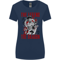 Legend of the Dragon MMA Martial Arts Movie Womens Wider Cut T-Shirt Navy Blue