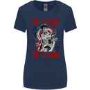 Legend of the Dragon MMA Martial Arts Movie Womens Wider Cut T-Shirt Navy Blue