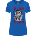 Legend of the Dragon MMA Martial Arts Movie Womens Wider Cut T-Shirt Royal Blue